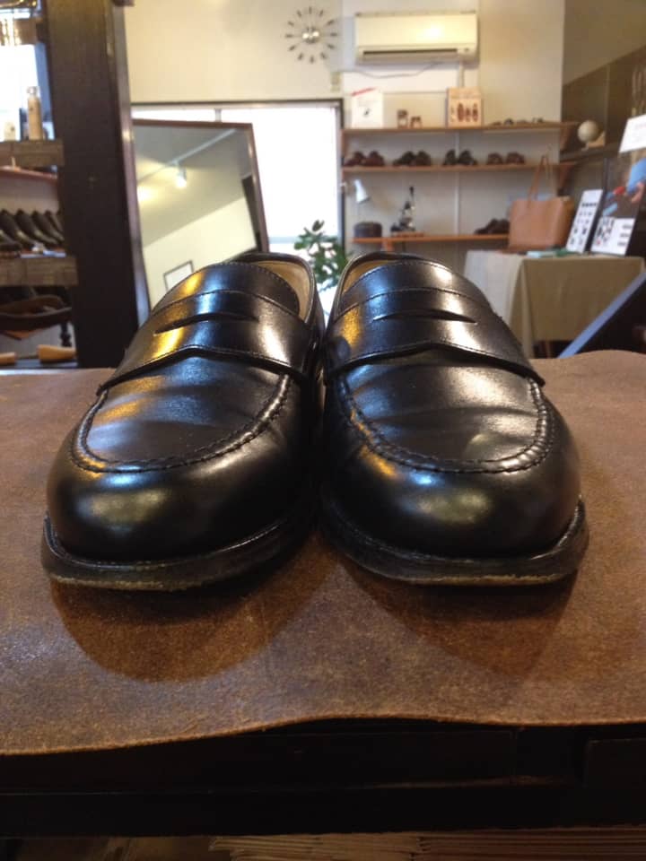 Crockett&Jones（クロケット＆ジョーンズ） 紳士靴ローファー ハーフラバーソール | 靴修理