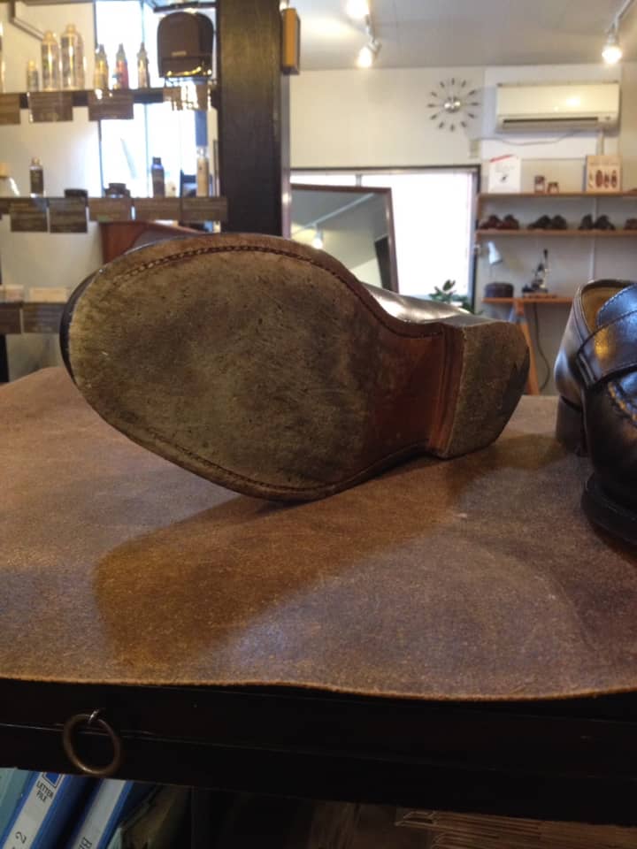 Crockett&Jones（クロケット＆ジョーンズ） 紳士靴ローファー ハーフラバーソール | 靴修理