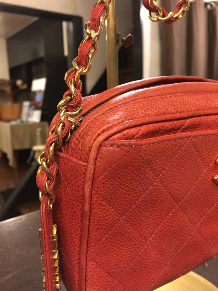 CHANEL（シャネル）ショルダーバッグ　クリーニング＆染め直し | バッグ修理