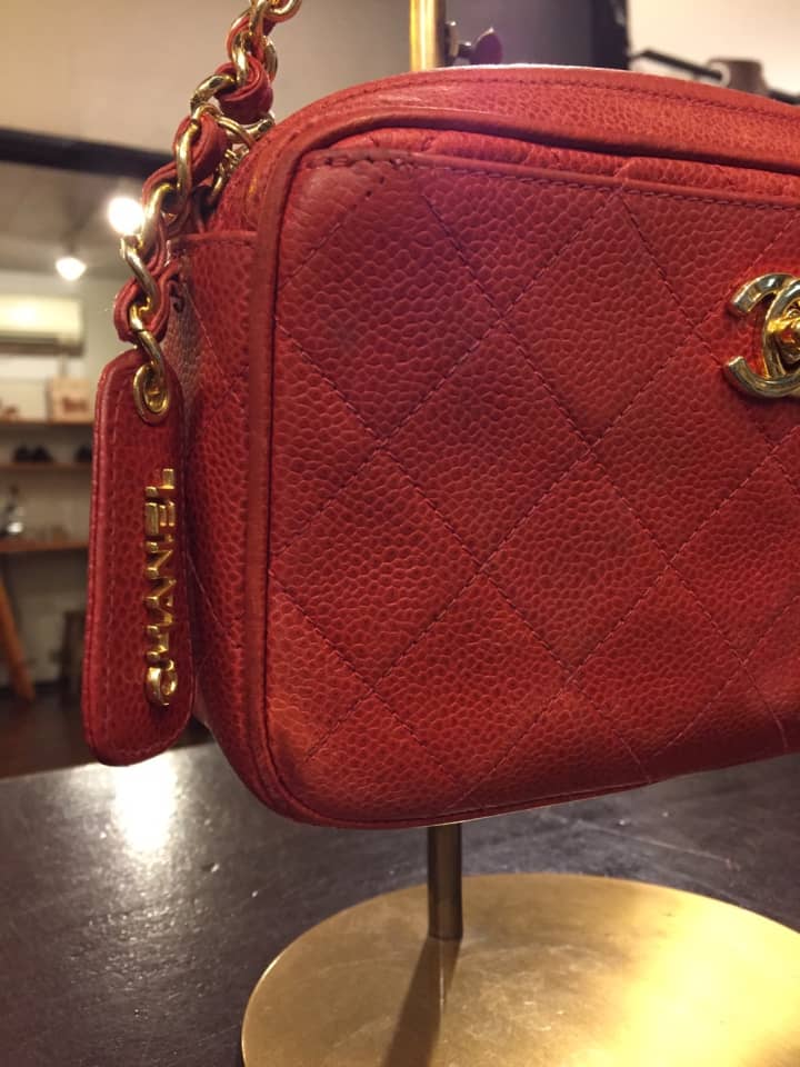 CHANEL（シャネル）ショルダーバッグ　クリーニング＆染め直し | バッグ修理
