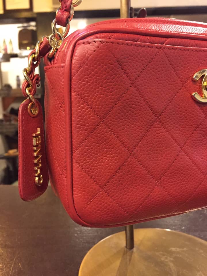 CHANEL（シャネル）ショルダーバッグ　クリーニング＆染め直し | バッグ修理
