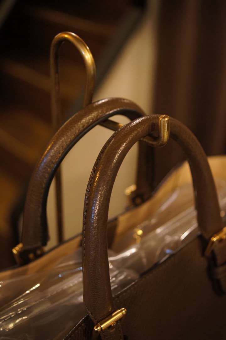 J&M Davidson バッグ持ち手コバ補修 | バッグ修理