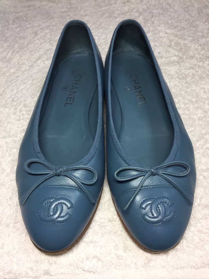 CHANEL（シャネル）フラットパンプス　クリーニング＆染め直し | 靴修理