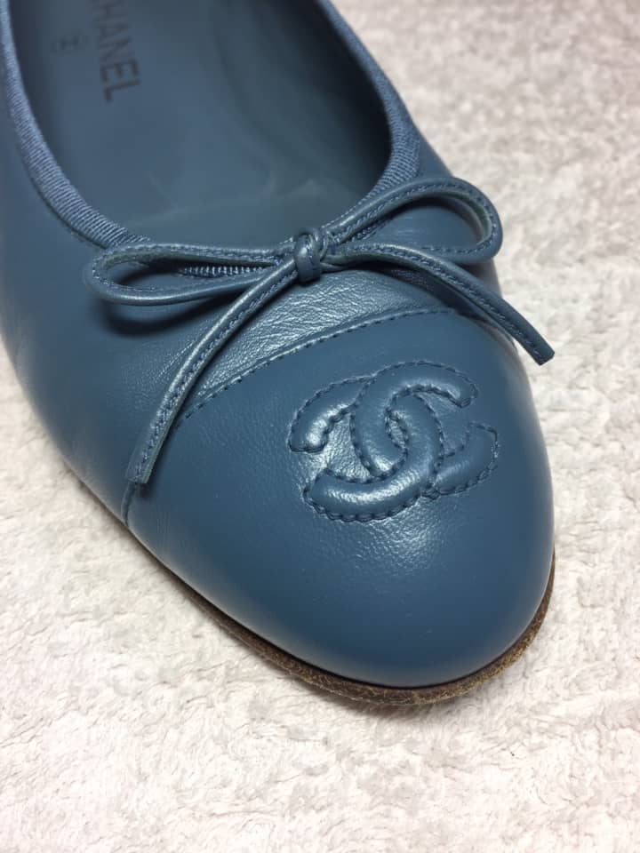 CHANEL（シャネル）フラットパンプス　クリーニング＆染め直し | 靴修理