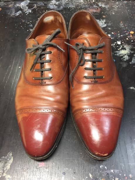John Lobb（ジョンロブ）紳士靴　クリーニング＆染め直し | 靴修理