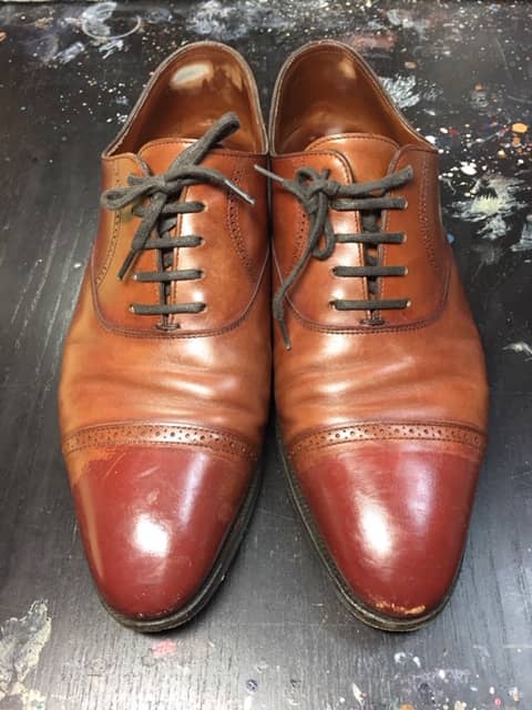 John Lobb（ジョンロブ）紳士靴　クリーニング＆染め直し | 靴修理