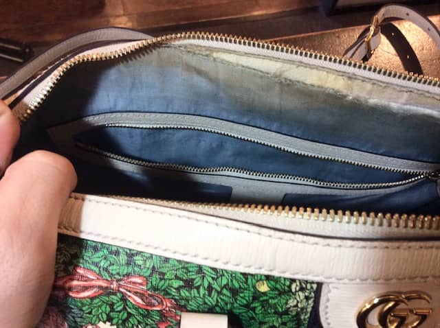 グッチ（GUCCI）ハンドバッグ　内袋交換 | バッグ修理