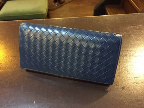 ボッテガヴェネタ（Bottega Veneta）長財布　クリーニング＆染め直し | 革小物修理
