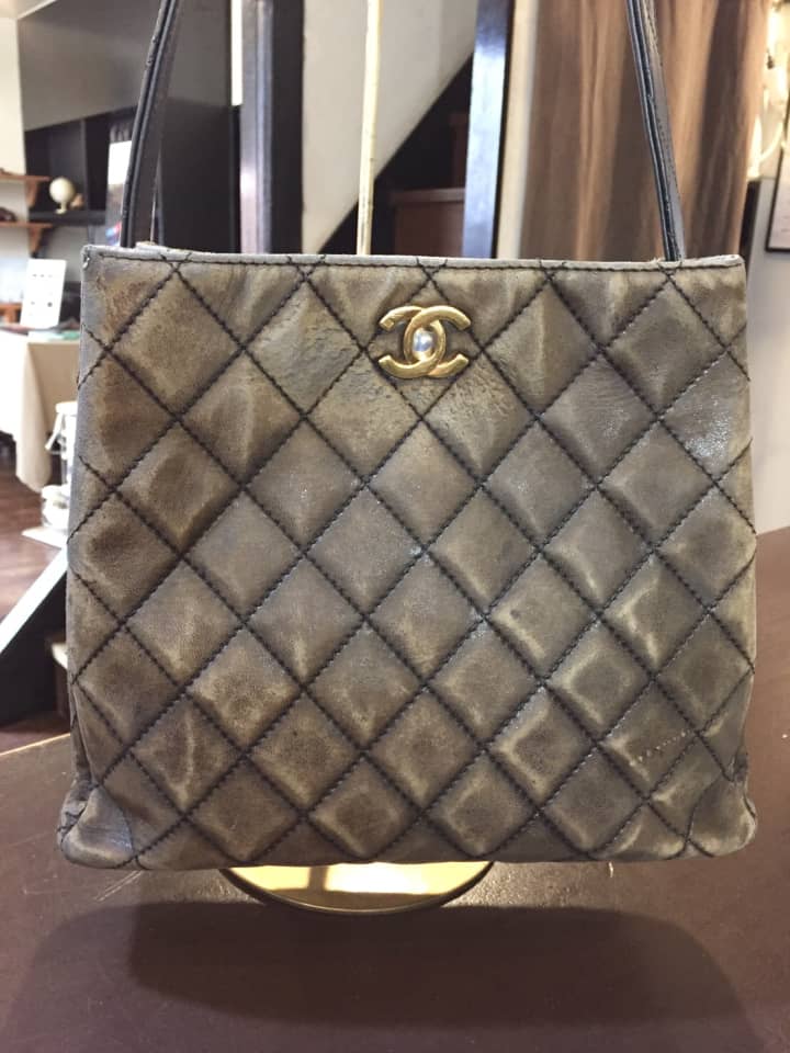シャネル（CHANEL）マトラッセ　ショルダーバッグ　クリーニング＆染め直し | バッグ修理