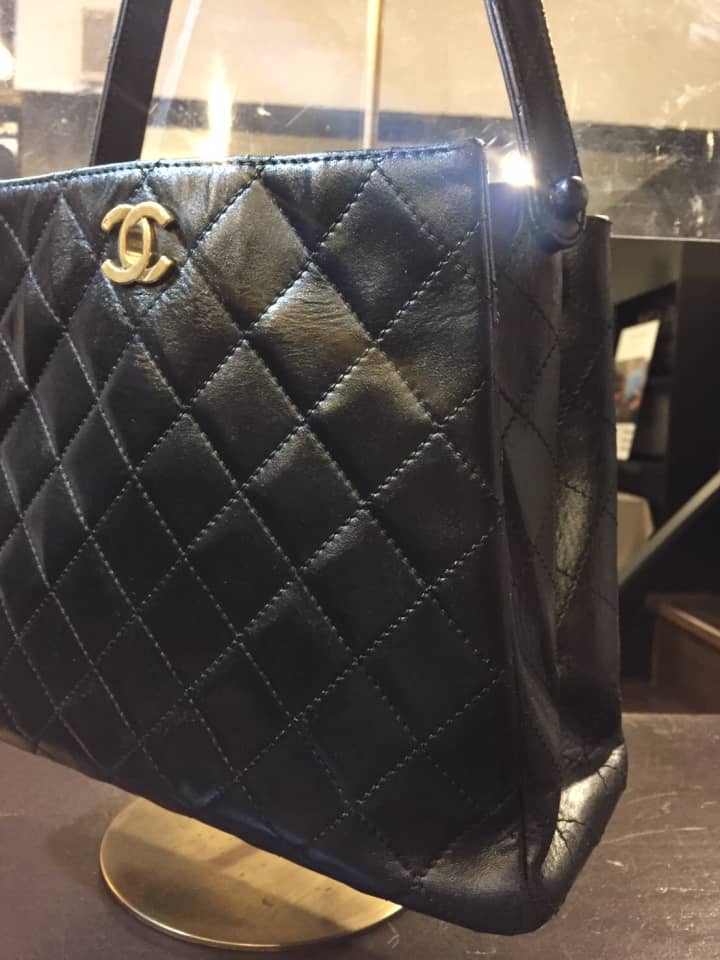 シャネル（CHANEL）マトラッセ　ショルダーバッグ　クリーニング＆染め直し | バッグ修理