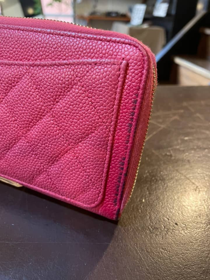 シャネル（CHANEL）長財布　クリーニング＆染め直し | 革小物修理