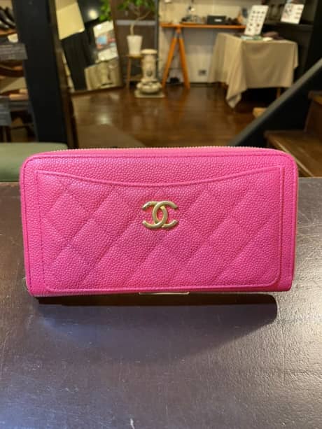 シャネル（CHANEL）長財布　クリーニング＆染め直し | 革小物修理