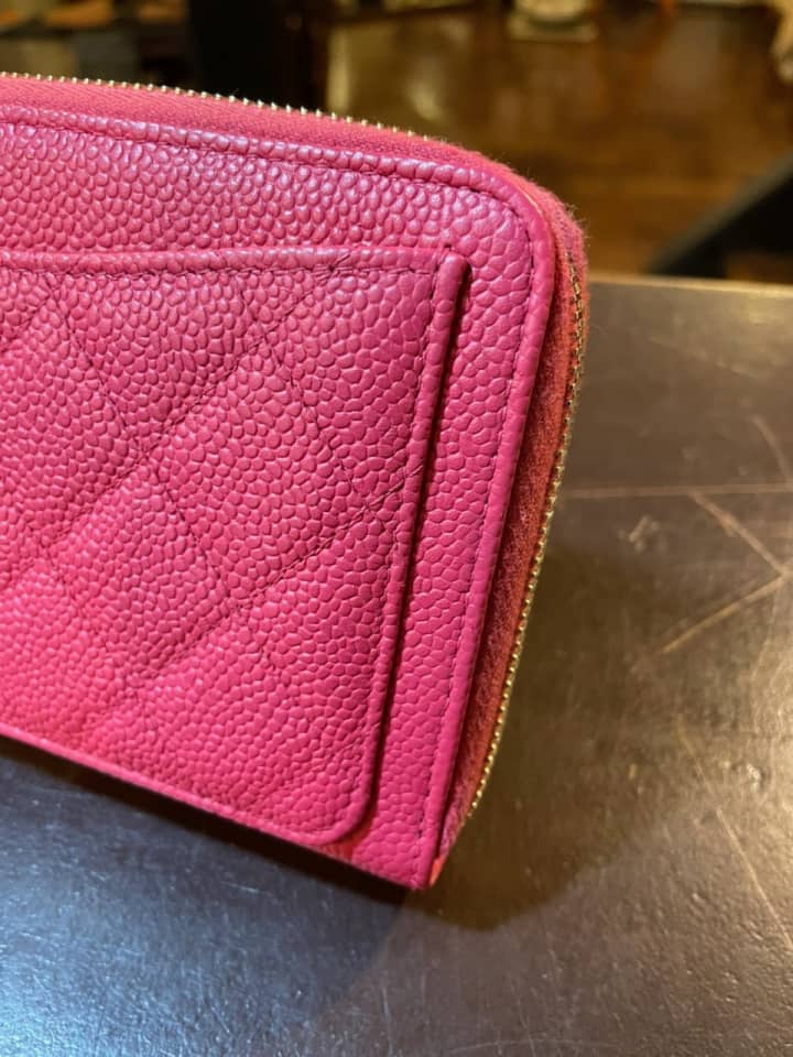 シャネル（CHANEL）長財布　クリーニング＆染め直し | 革小物修理