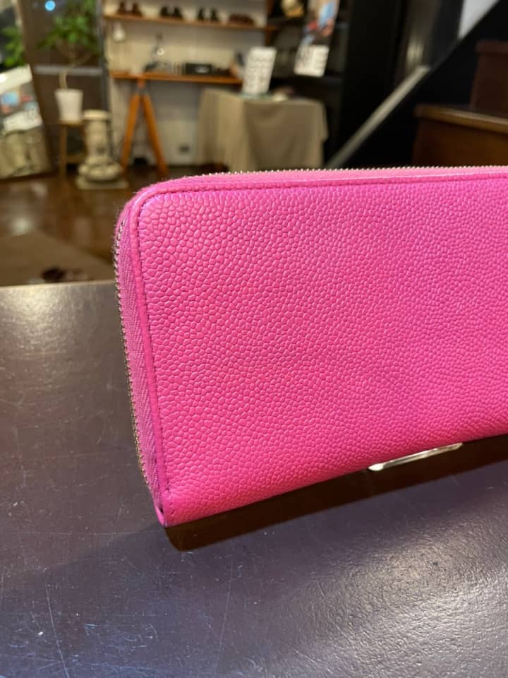 シャネル（CHANEL）長財布　クリーニング＆染め直し | 革小物修理