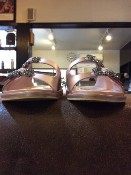 MANOLO BLAHNIK（マノロブラニク）サンダル　ハーフラバーソール | 靴修理