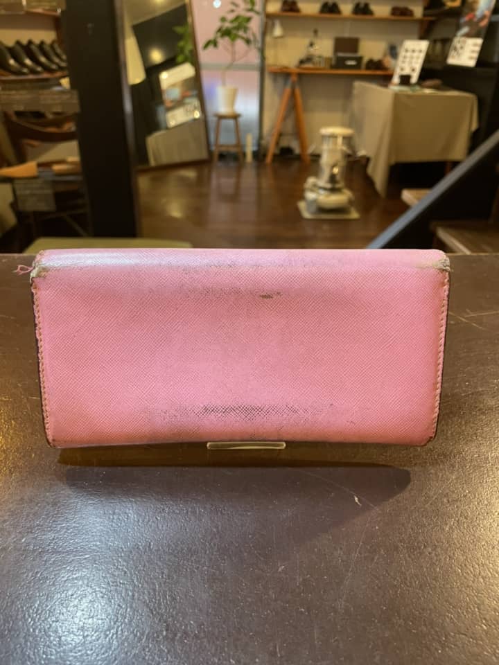 PRADA（プラダ）長財布　クリーニング＆染め直し | 革小物修理