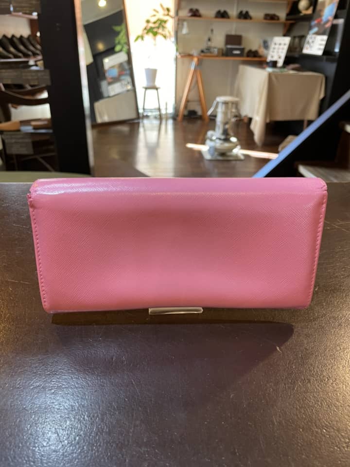PRADA（プラダ）長財布　クリーニング＆染め直し | 革小物修理