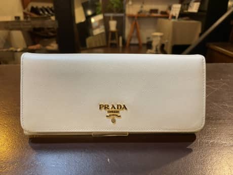 プラダ（PRADA）財布　クリーニング＆染め直し | 革小物修理