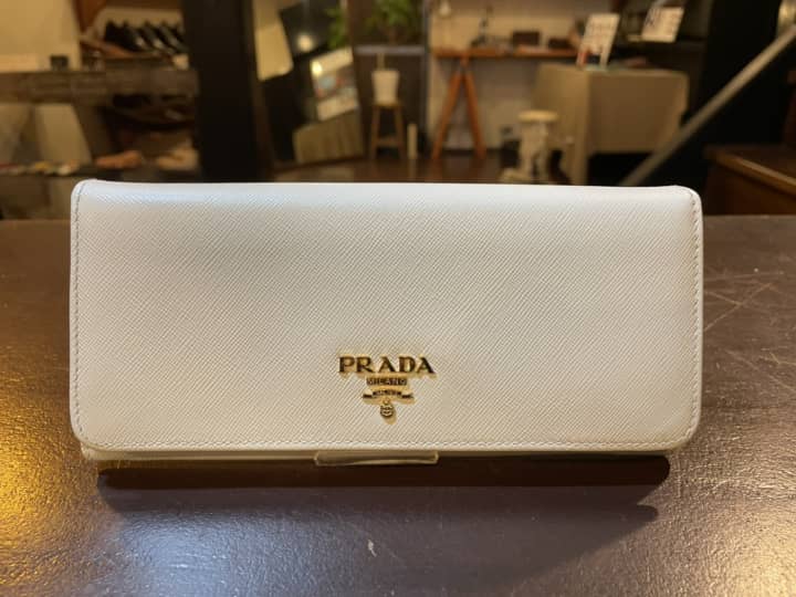 プラダ（PRADA）財布　クリーニング＆染め直し | 革小物修理