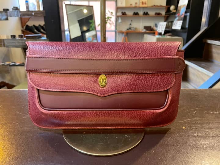 Cartier（カルティエ）バッグ　クリーニング＆染め直し | バッグ修理