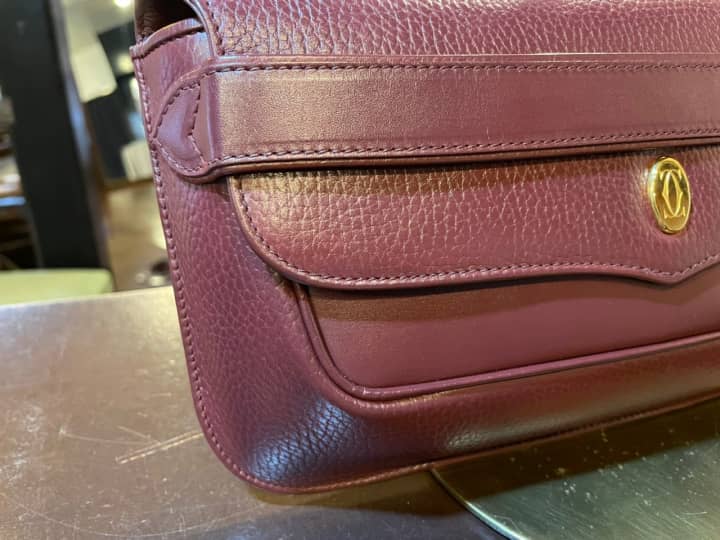 Cartier（カルティエ）バッグ　クリーニング＆染め直し | バッグ修理