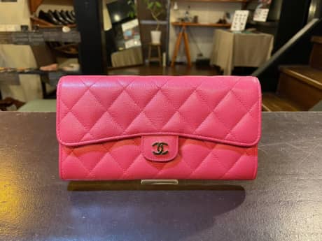 CHANEL（シャネル）長財布　クリーニング＆染め直し | 革小物修理