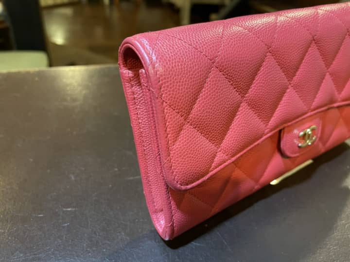 CHANEL（シャネル）長財布　クリーニング＆染め直し | 革小物修理