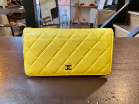 CHANEL（シャネル）長財布のクリーニング＆染め直し | 革小物修理