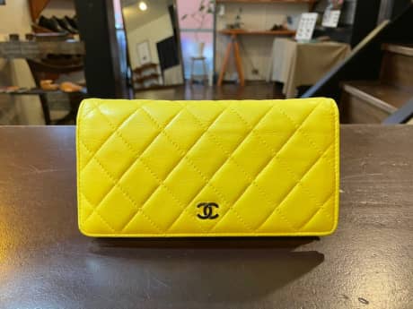 CHANEL（シャネル）長財布のクリーニング＆染め直し | 革小物修理