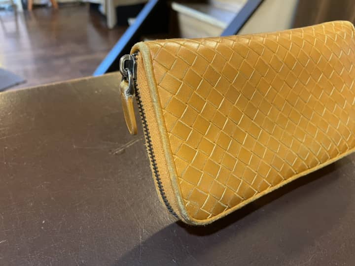BOTTEGA VENETA（ボッテガヴェネタ）長財布 クリーニング＆染め直し | 革小物修理