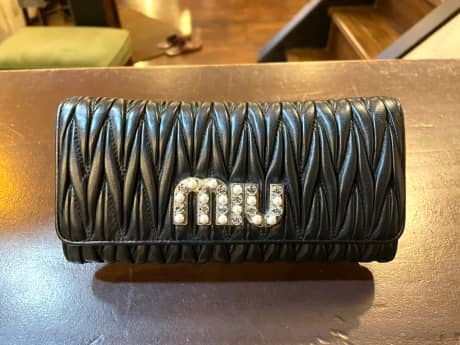miumiu（ミュウミュウ）長財布　クリーニング＆染め直し | 革小物修理