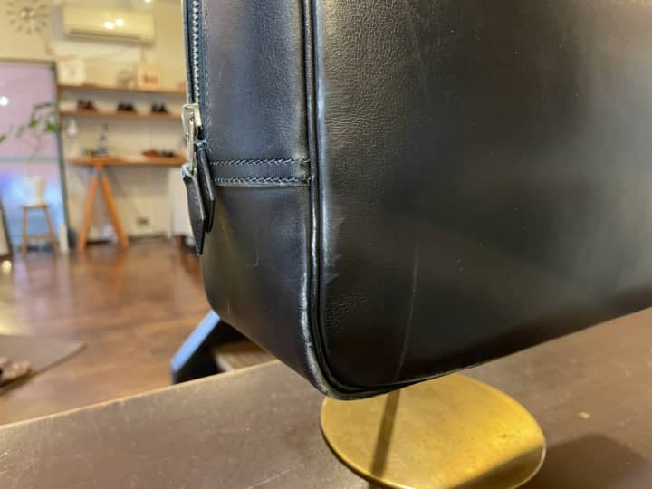HERMES（エルメス）プリュム　クリーニング＆染め直し | バッグ修理