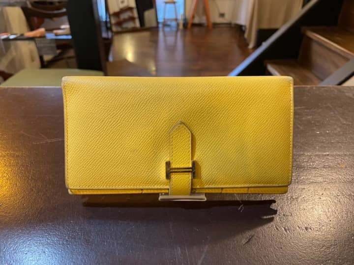 HERMES（エルメス）長財布　クリーニング＆染め直し | 革小物修理