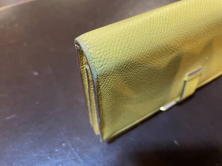 HERMES（エルメス）長財布　クリーニング＆染め直し | 革小物修理