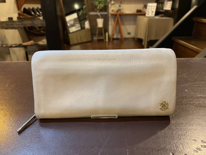 長財布　クリーニング＆染め直し | 革小物修理
