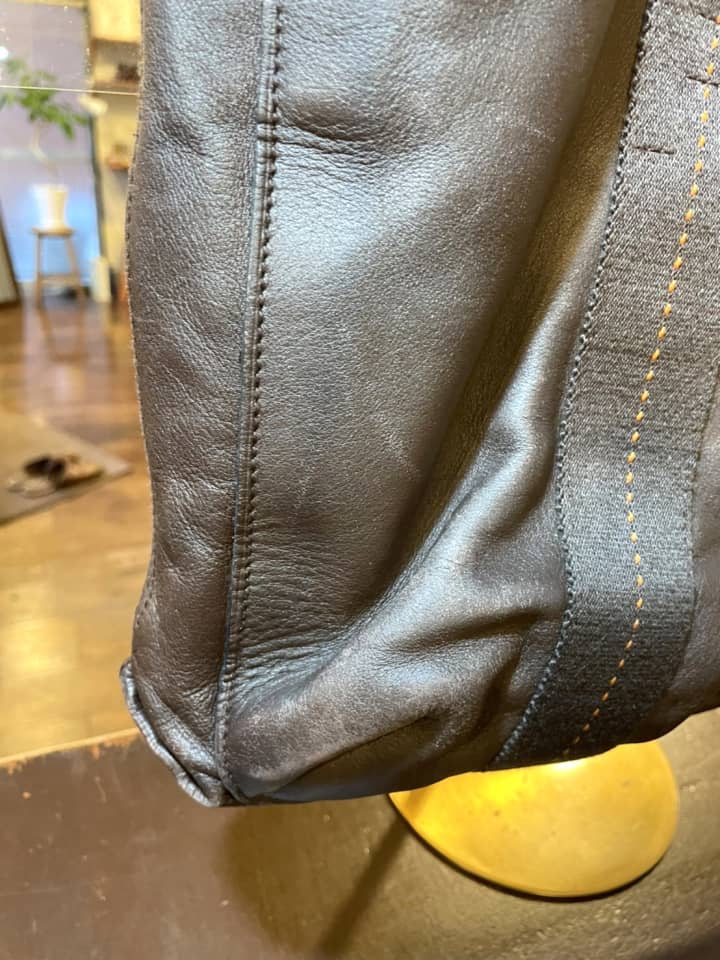 HERMES（エルメス）トートバッグ　クリーニング＆染め直し | バッグ修理