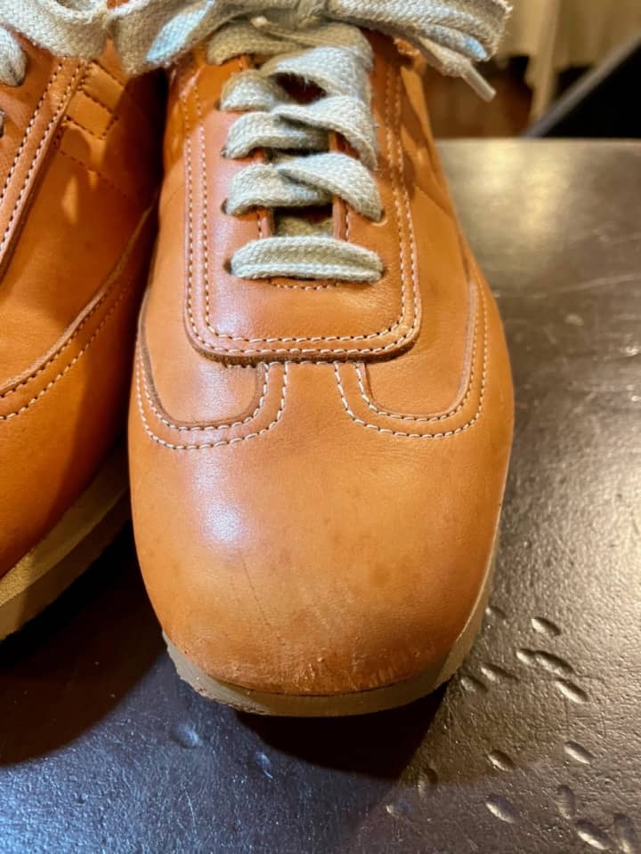 HERMES（エルメス）スニーカー　クリーニング＆染め直し | 靴修理