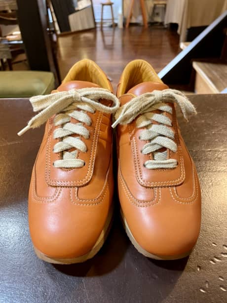 HERMES（エルメス）スニーカー　クリーニング＆染め直し | 靴修理