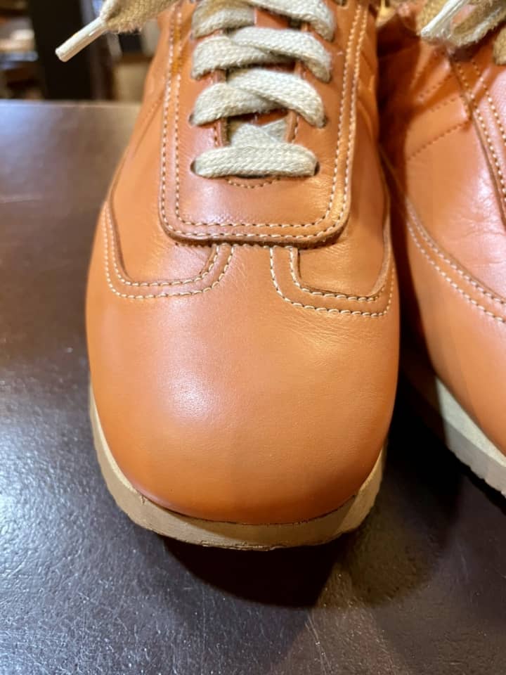 HERMES（エルメス）スニーカー　クリーニング＆染め直し | 靴修理
