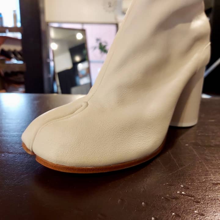 MAISON MARTIN MARGIELA（メゾンマルジェラ）アンクルブーツ　ハーフラバーソール | 靴修理