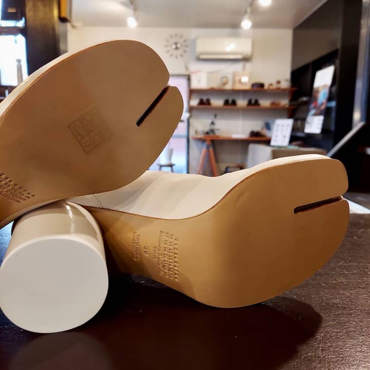 MAISON MARTIN MARGIELA（メゾンマルジェラ）アンクルブーツ　ハーフラバーソール | 靴修理