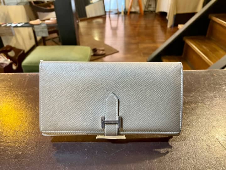 HERMES（エルメス）財布　縫い補修 | 革小物修理