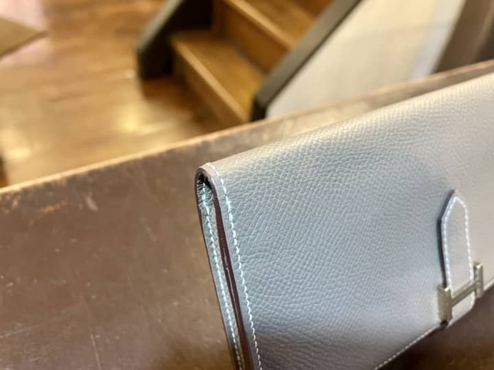 HERMES（エルメス）財布　縫い補修 | 革小物修理