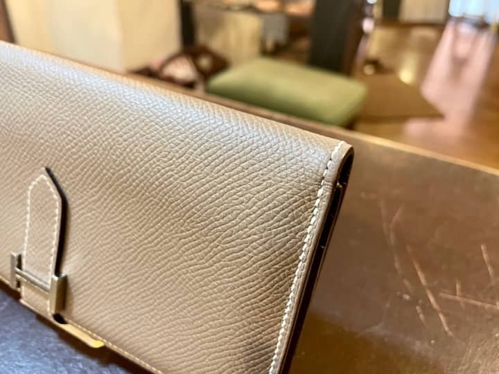 HERMES（エルメス）財布　縫い補修 | 革小物修理