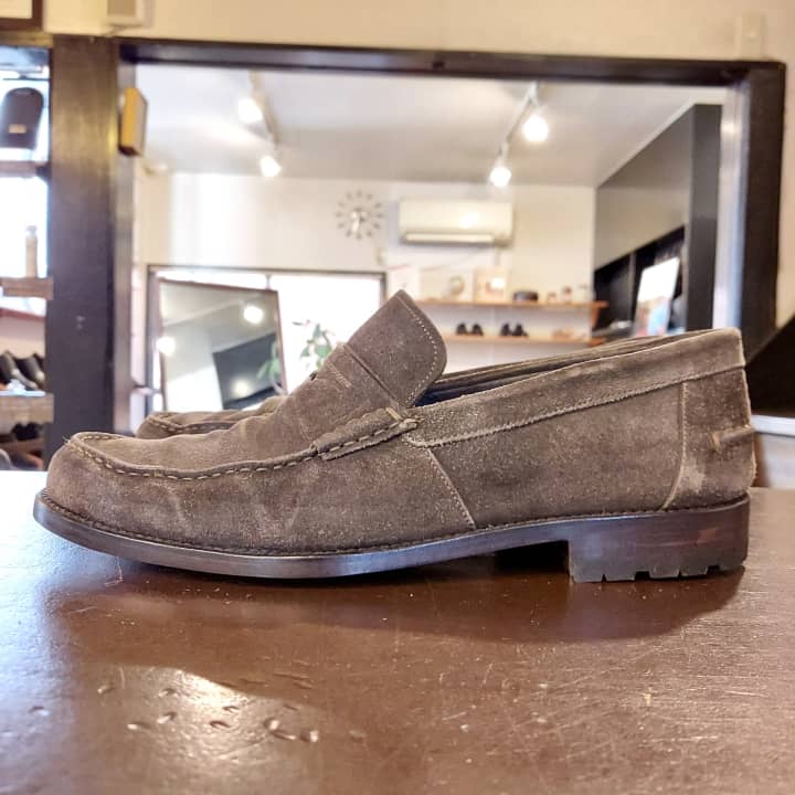 FERRAGAMO（フェラガモ）オールソール交換＆靴磨き | 靴修理