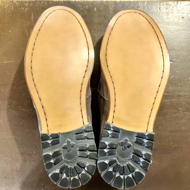 FERRAGAMO（フェラガモ）オールソール交換＆靴磨き | 靴修理