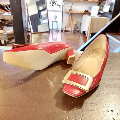 ROGER VIVIER（ロジェ　ヴィヴィエ）婦人靴　オールソール交換 | 靴修理