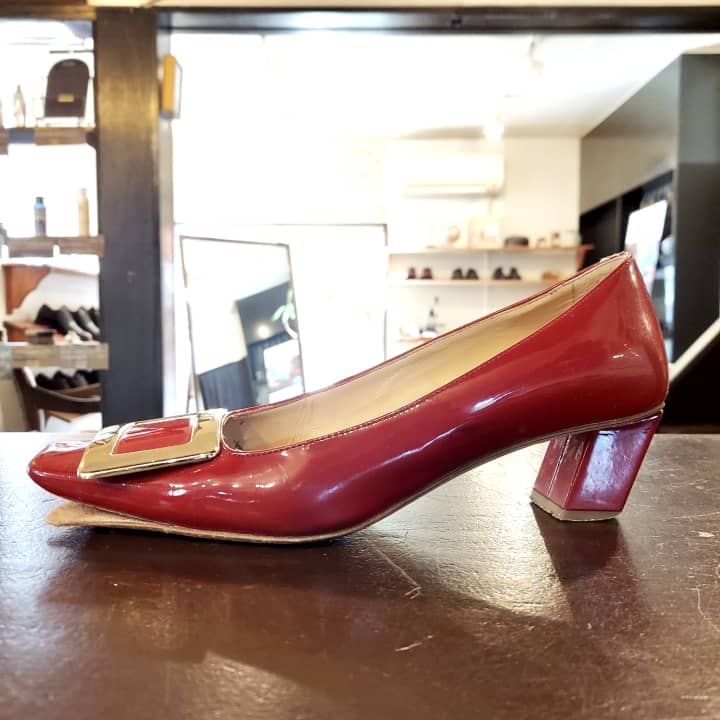 ROGER VIVIER（ロジェ　ヴィヴィエ）婦人靴　オールソール交換 | 靴修理