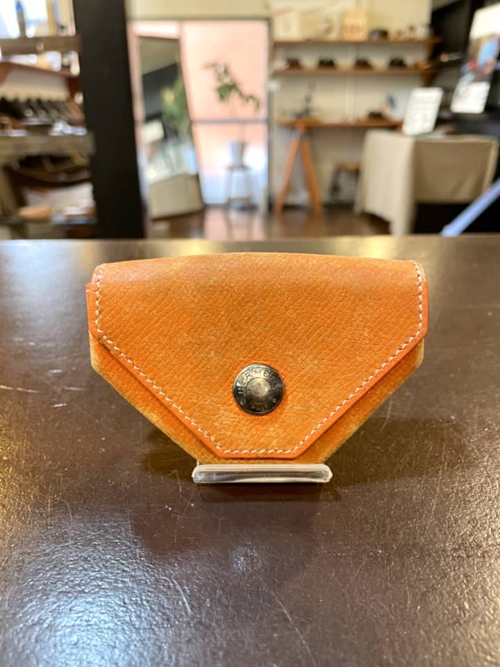 HERMES（エルメス）コインケース　クリーニング＆染め直し | 革小物修理