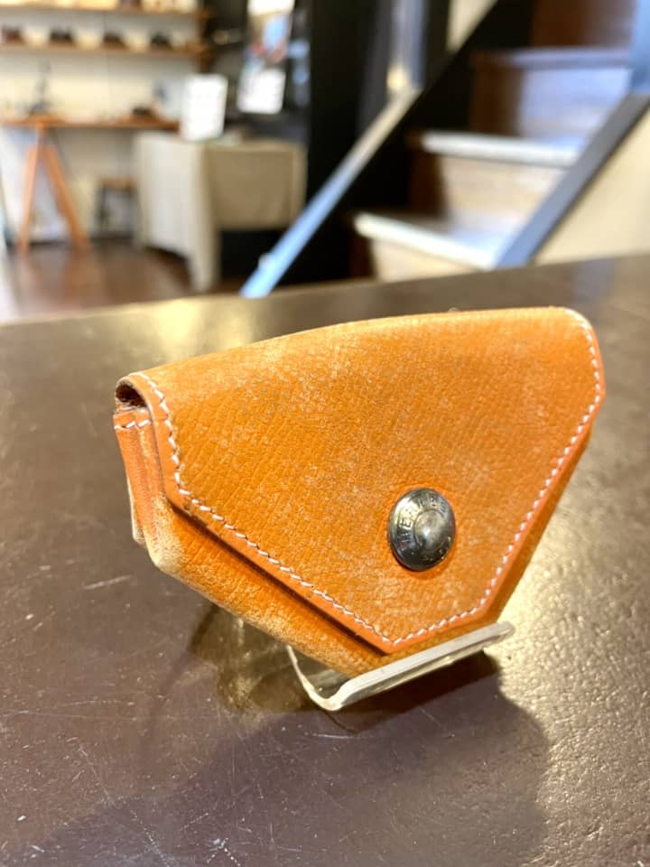 HERMES（エルメス）コインケース　クリーニング＆染め直し | 革小物修理